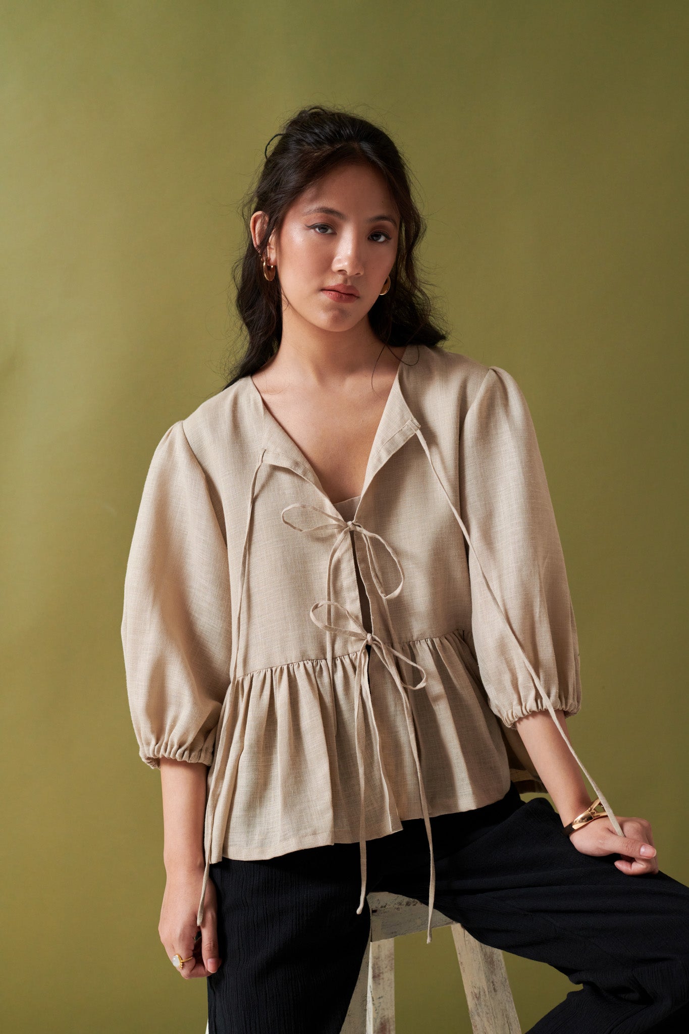 Taupe & Black set