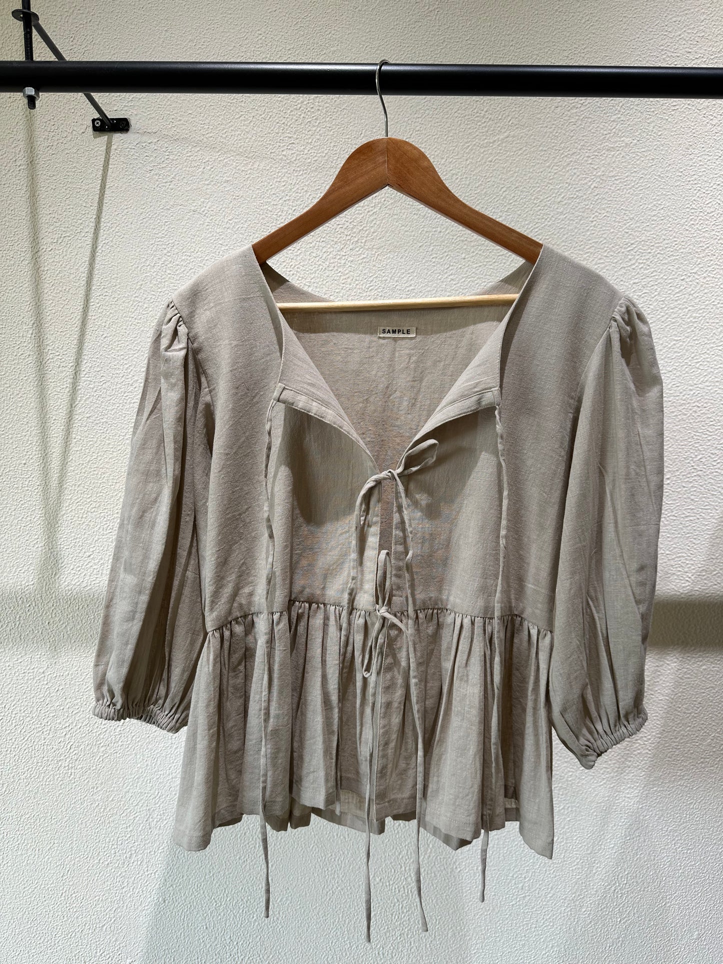Taupe top - sample