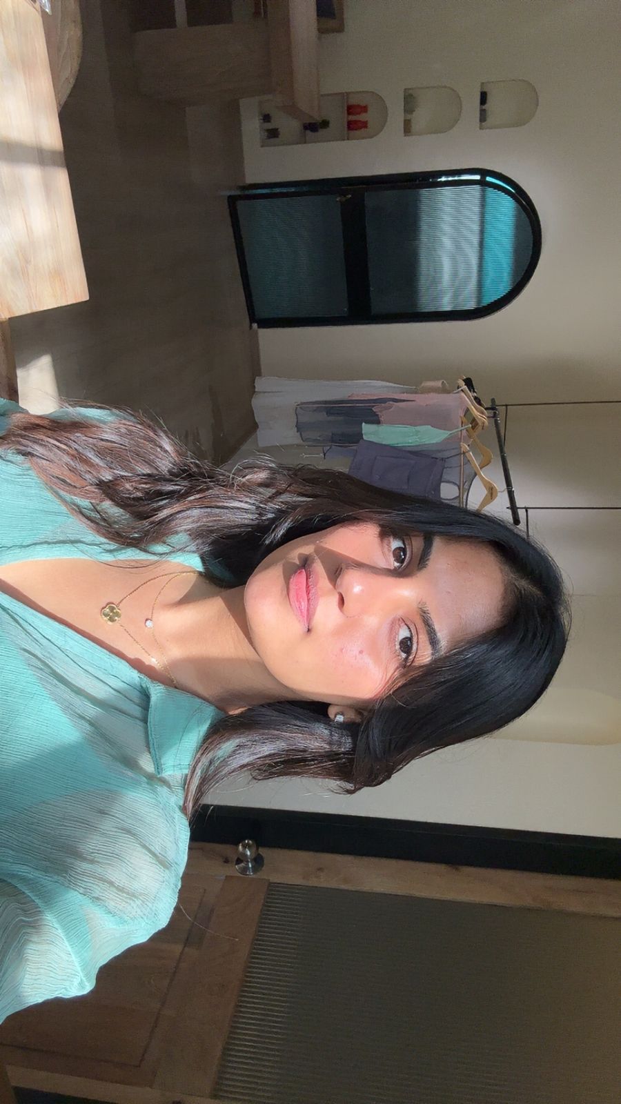 Teal Over shirt