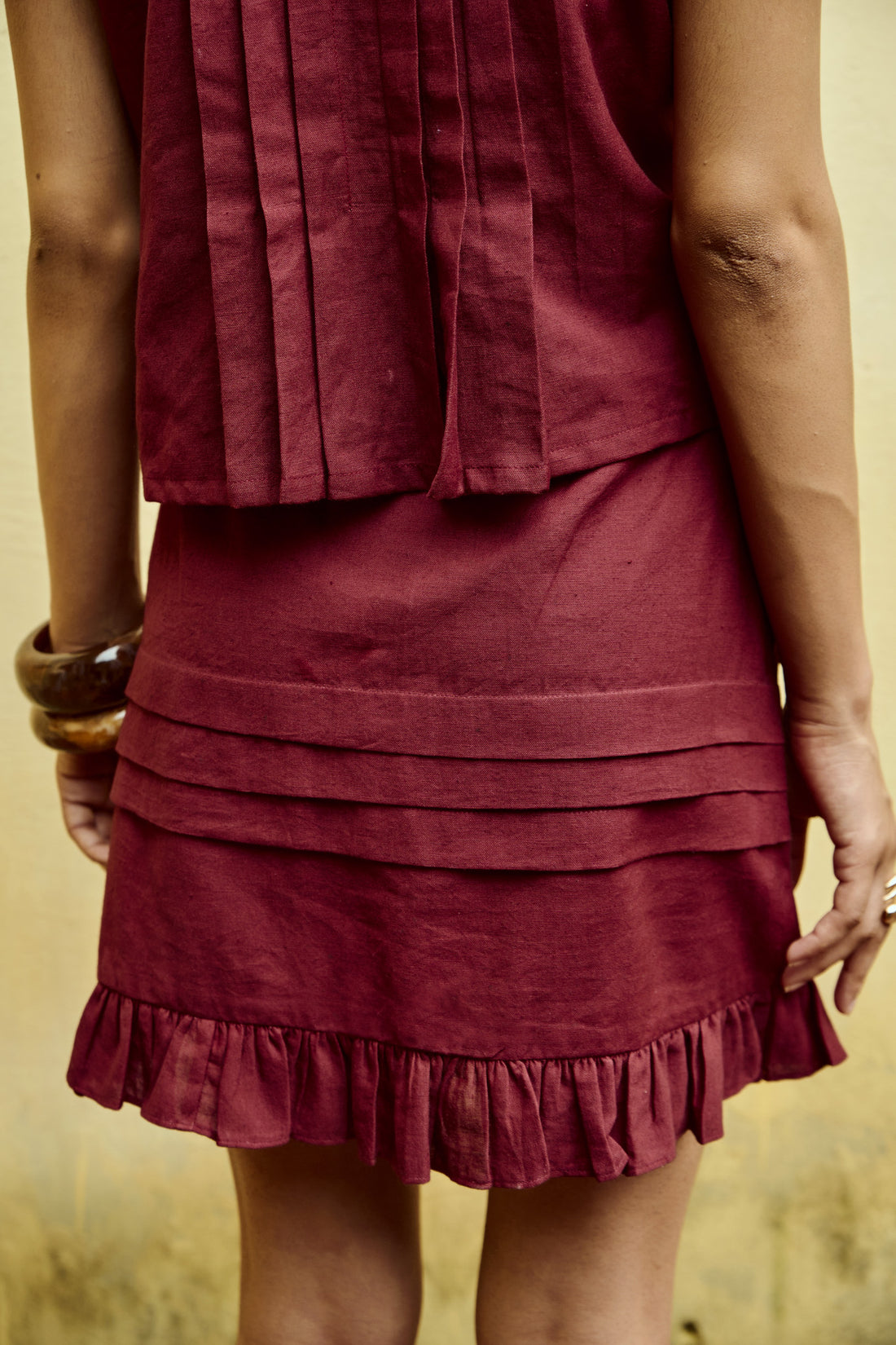 Whisper Skirt - Bordeaux main image 1